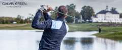 Galvin Green story case a boy that is playing golf outside